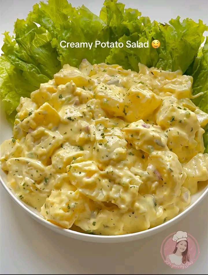 I will teach you Creamy potato salad